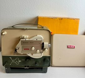 Kodak Brownie 500 8mm Movie Projector Original Box Vintage