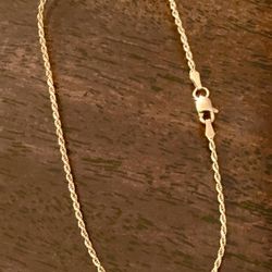 🇮🇹9” Solid 18K Solid Gold Anklet 1.75mm