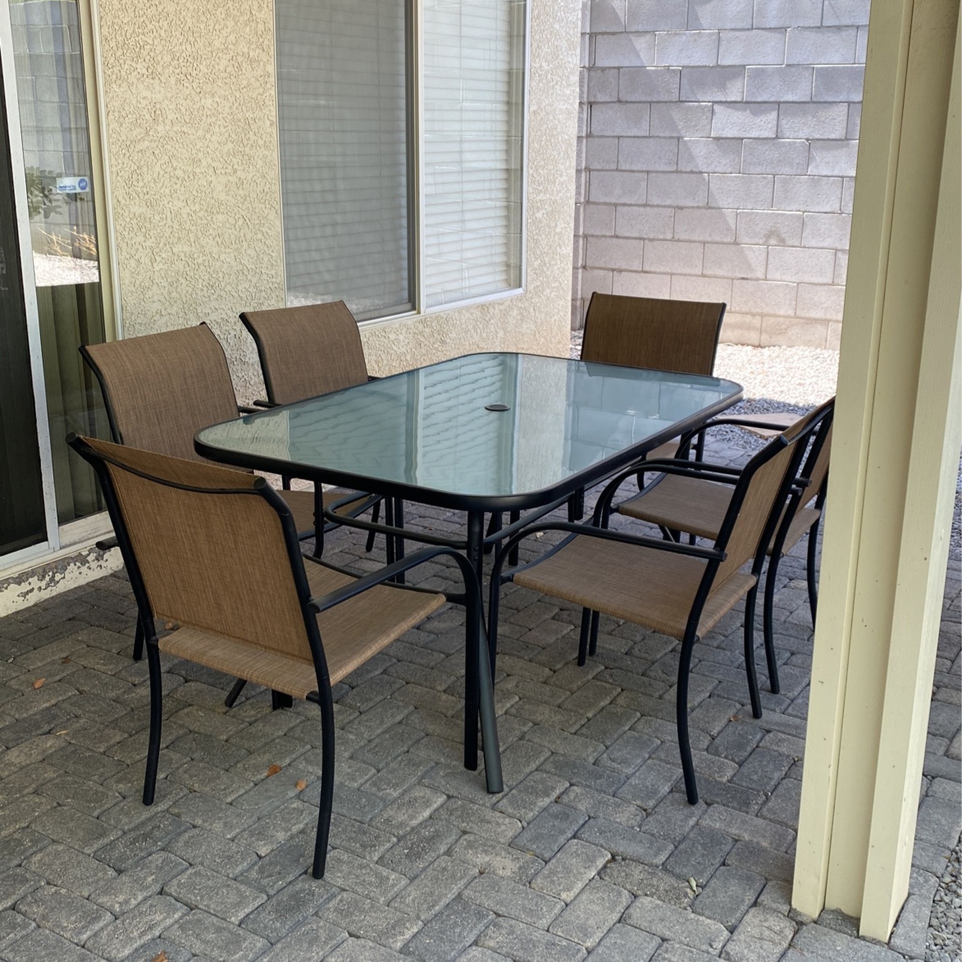 7 Pc. Outdoor Dining Table- $200 OBO