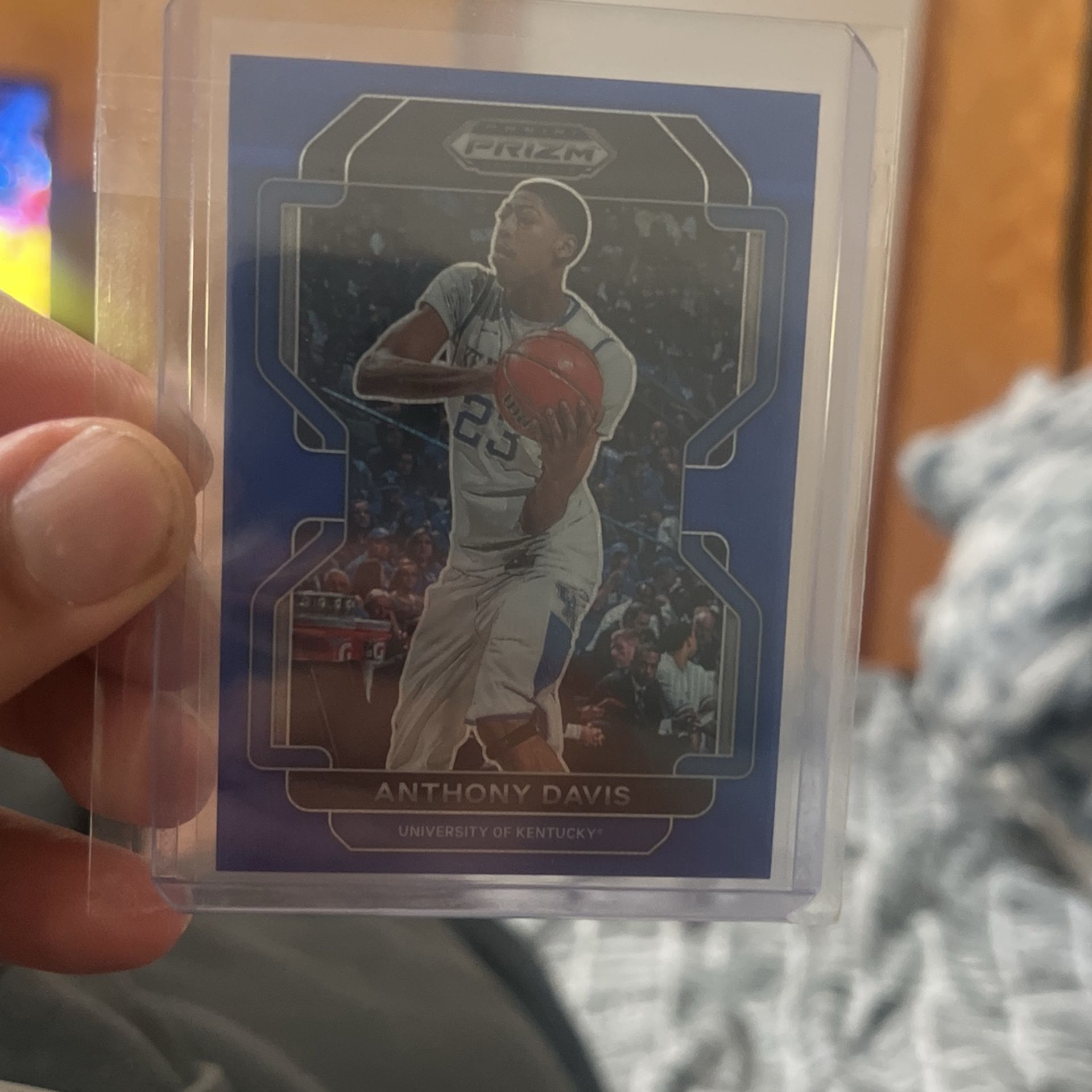 ANTHONY DAVIS 2022-23 PANINI PRIZM DRAFT PICKS BASKETBALL BLUE WAVE /249