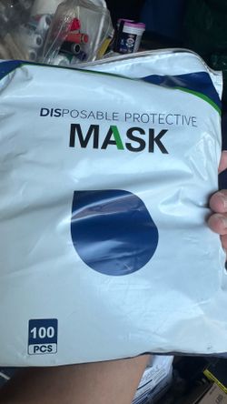2  packs of black masks