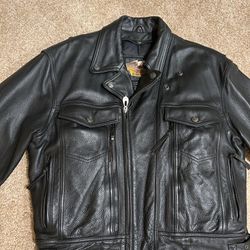Men’s Harley Davidson Leather Jacket Sz L