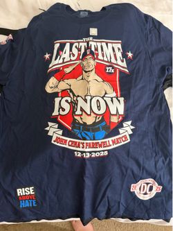WWE John Cena "The Last Time Is Now" Farewell Tour Shirt (2X) - NWT