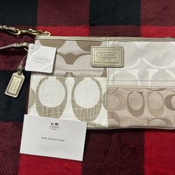 Coach brand new wristlet pouch  