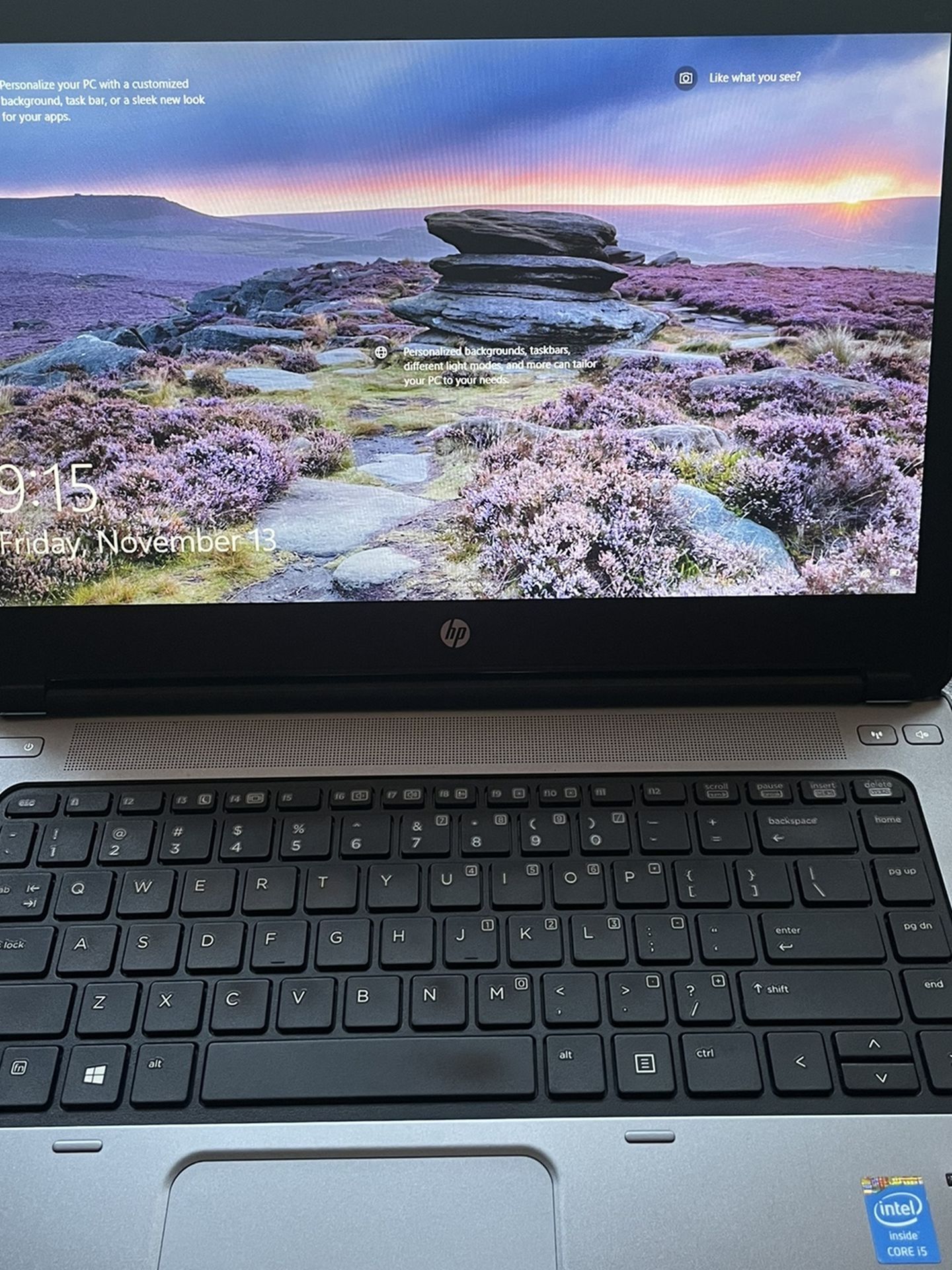 HP LAPTOP, i5, 16 gb RAM, 250 gb SSD