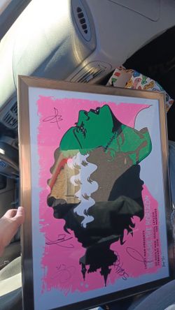 Signed Bring me the horizon concert poster