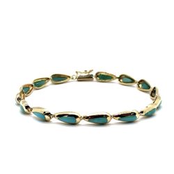 14K YG Stone Bracelet 6.8G EPJ029458