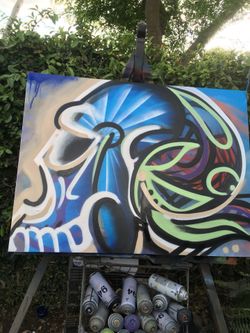 Original artwork on canvas