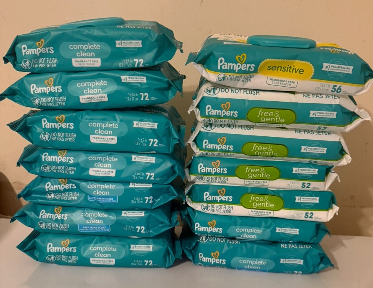 Pampers Wipes (2@$7)