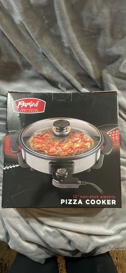 Parini 12" Non-Stick Electric Pizza Cooker