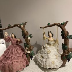 Pair Of Porcelain Figurines