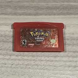 Pokemon FireRed Version Nintendo Game Boy Advance GBA Authentic Cartridge