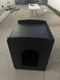 Automatic Self-Cleaning Litter Box Enclosure Cabinet