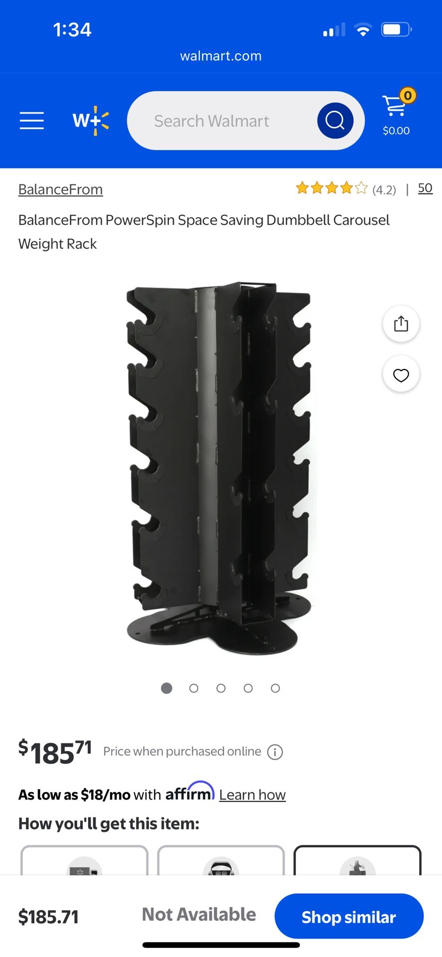 Dumbbell Holder Spins