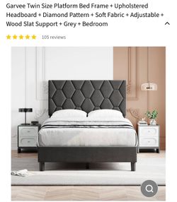 Twin Size Platform Bed Frame
