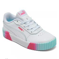 Puma Carina girls fade casual sneakers Size 7C