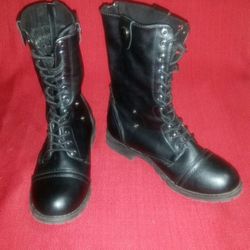 Glaze brand combat boots size 8