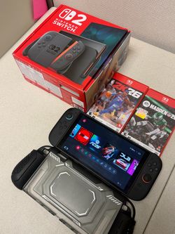 Nintendo Switch 2 Bundle + Games + Case