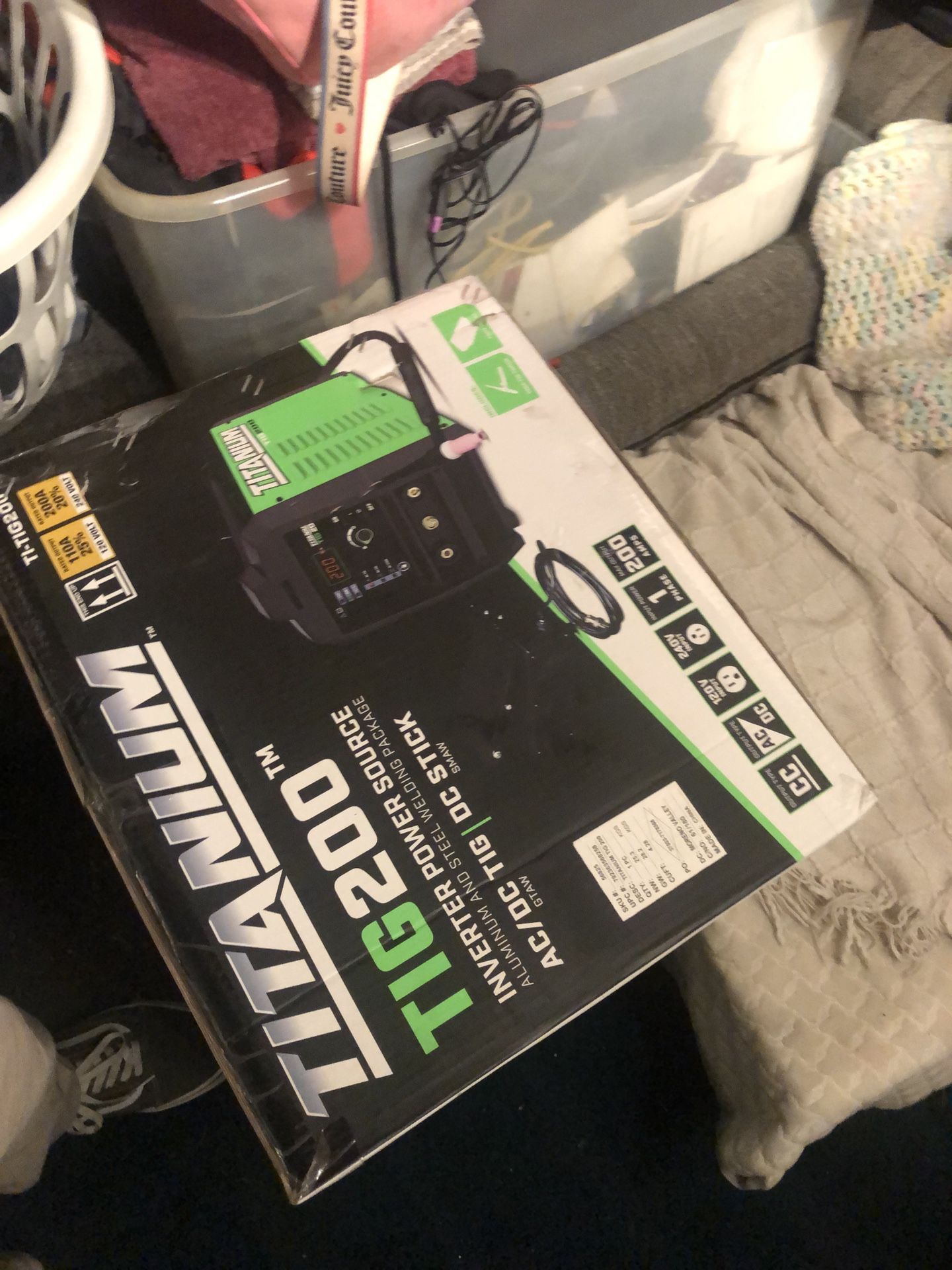 The TITANIUM™ TIG 200™ Professional AC/DC TIG Welder with 120/240V