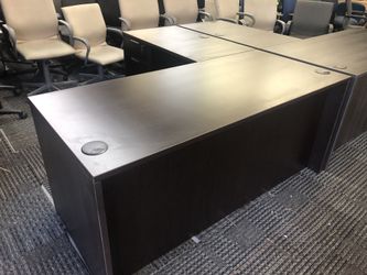 New in boxes 2 colors 66” desks with universal returns