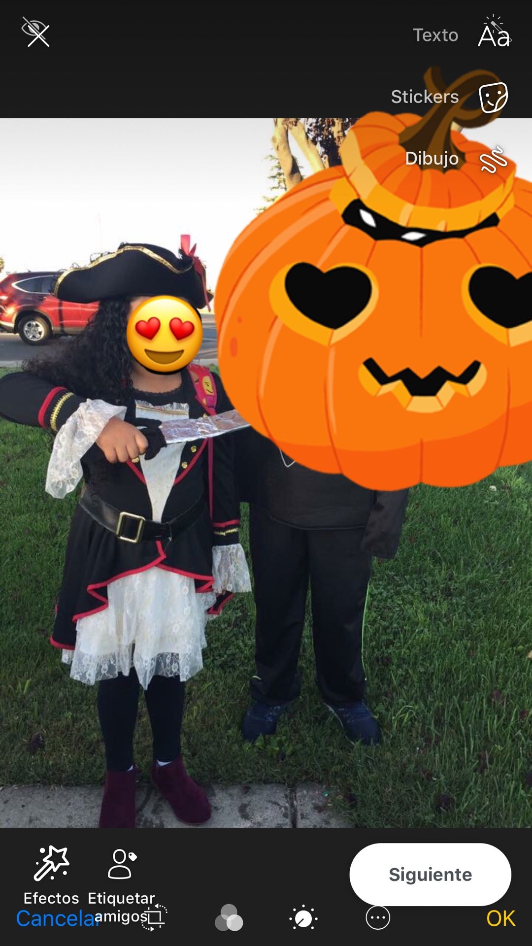 Girl costume xl