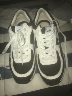 Chanel Low-Top Sneakers White and Black