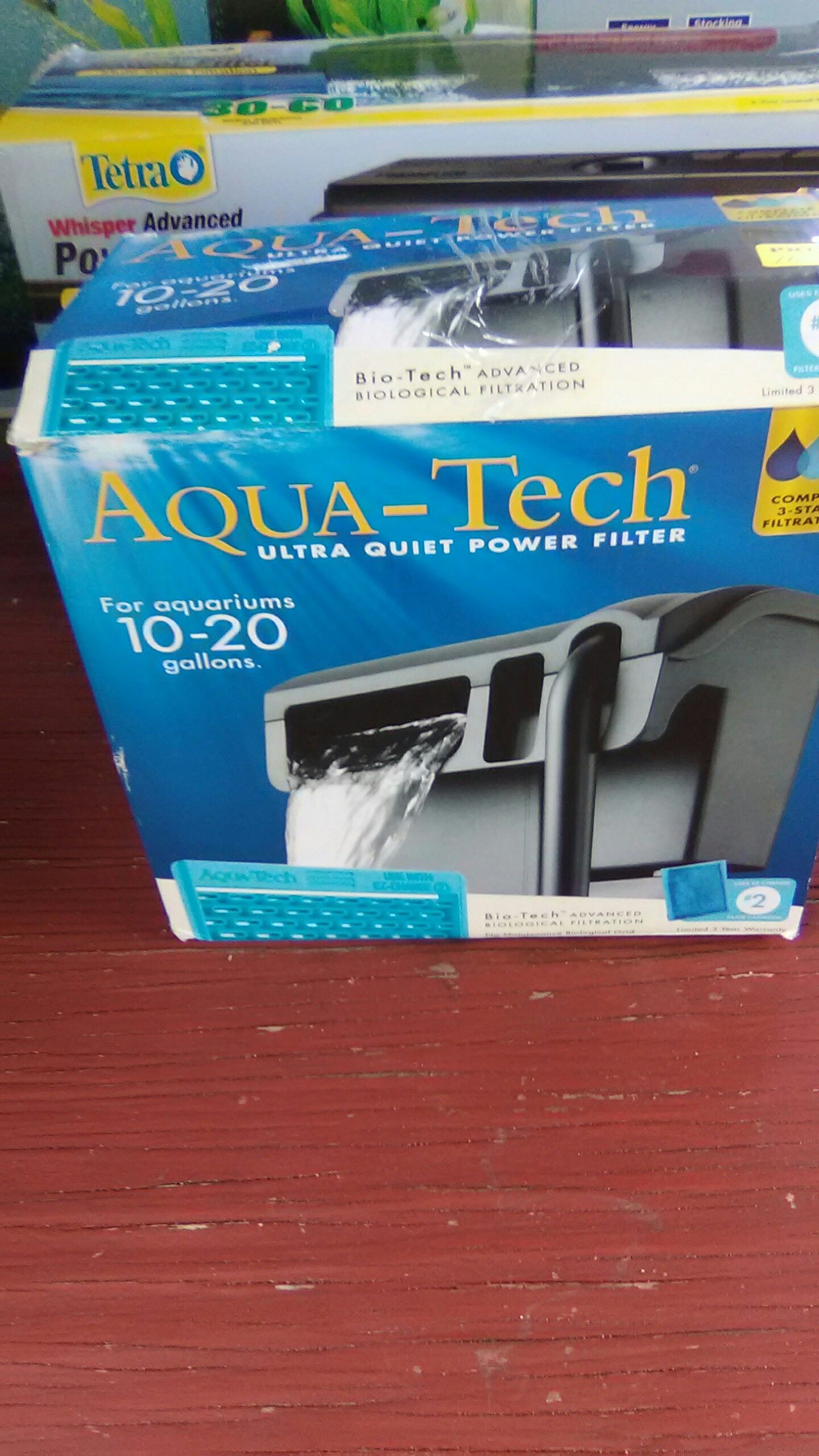 AQUA-TECH ULTRA QUIET POWER FILTER 10-20 GALLON AQUARIUM