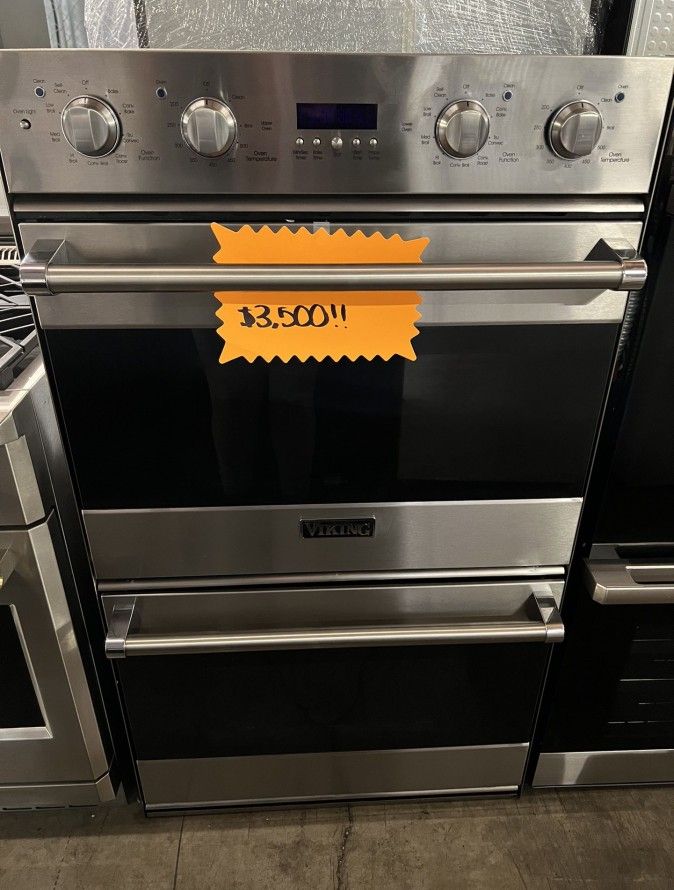 Viking Stainless Steel Double Oven