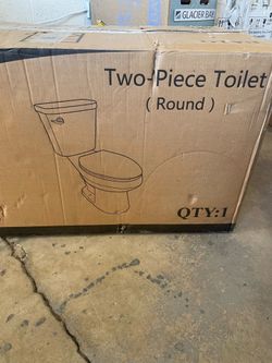 HOROW Best 2 Piece Toilet Round Skirted Toilet Model HWTT-R01S