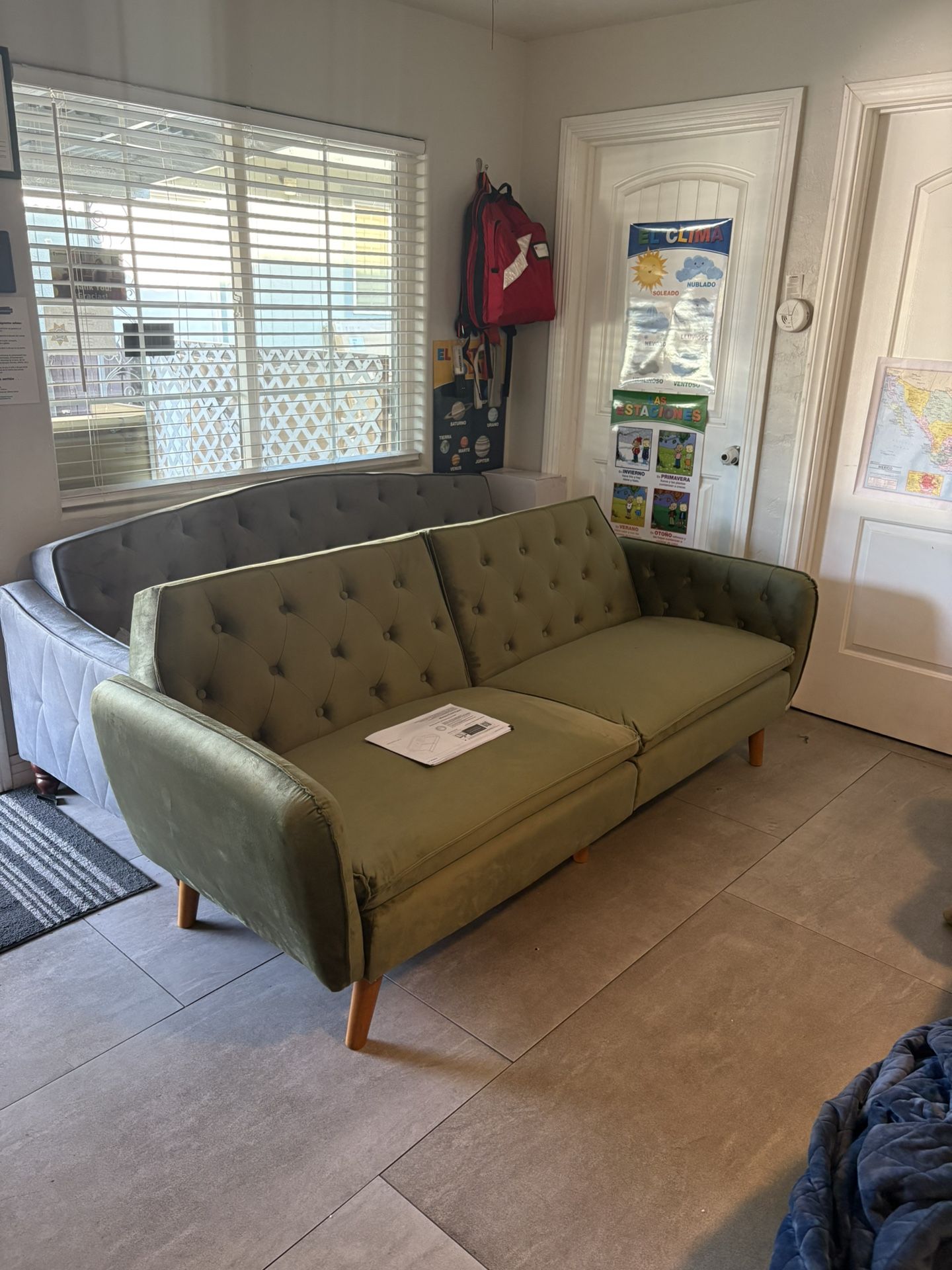 NEW Green Futon