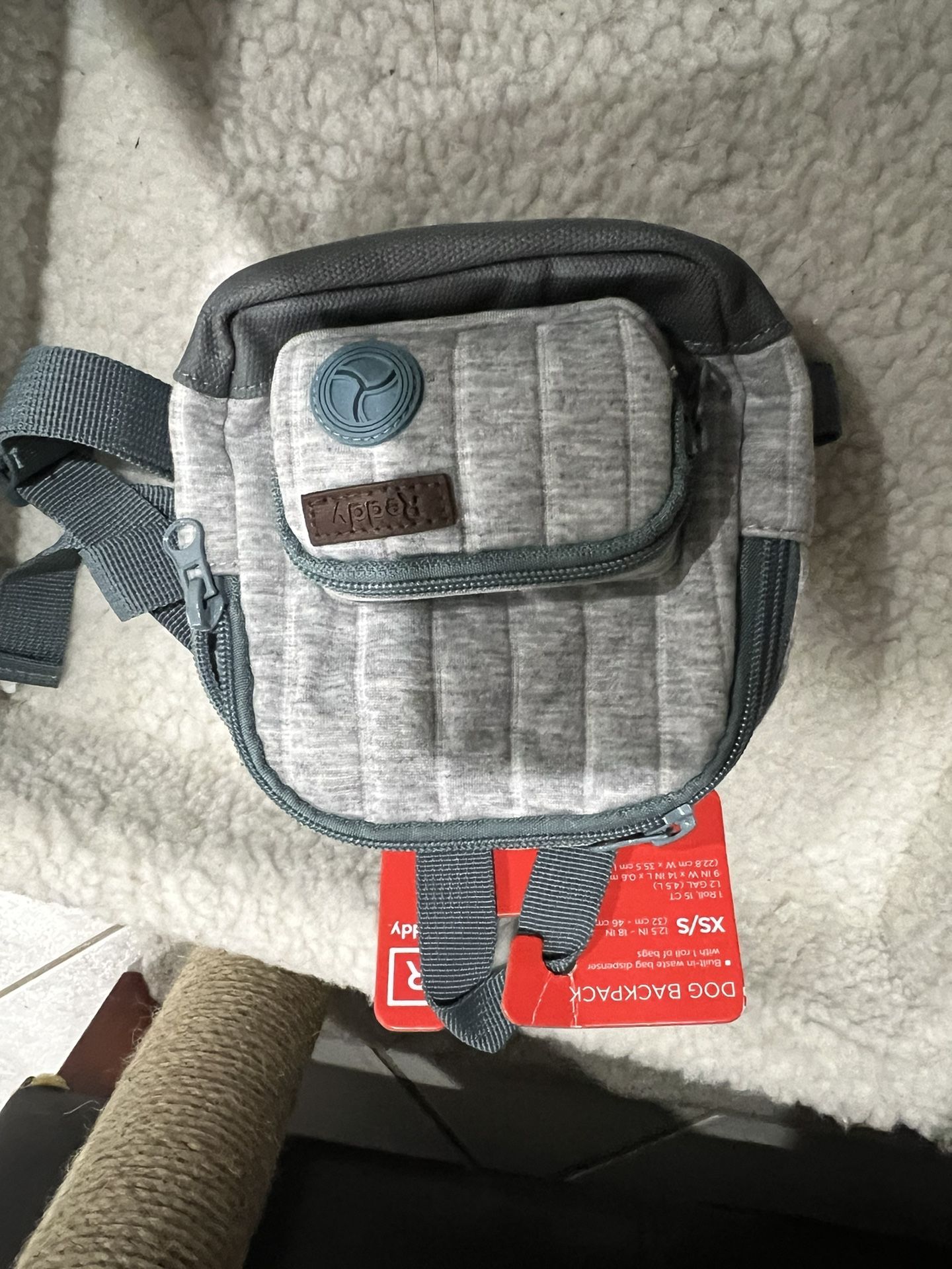 Doggy Backpack With Poppy Bags