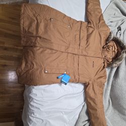 Columbia Women's Après Arson II Down Jacket - Brown - Size XL