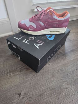 Air Max 1 Patta Wave Maroon sz 10.5