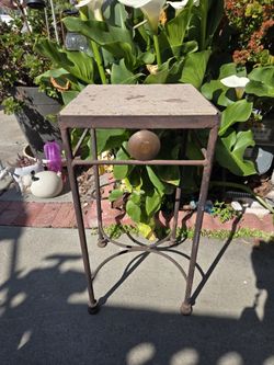 Heavy Wrought Iron Plant Stand