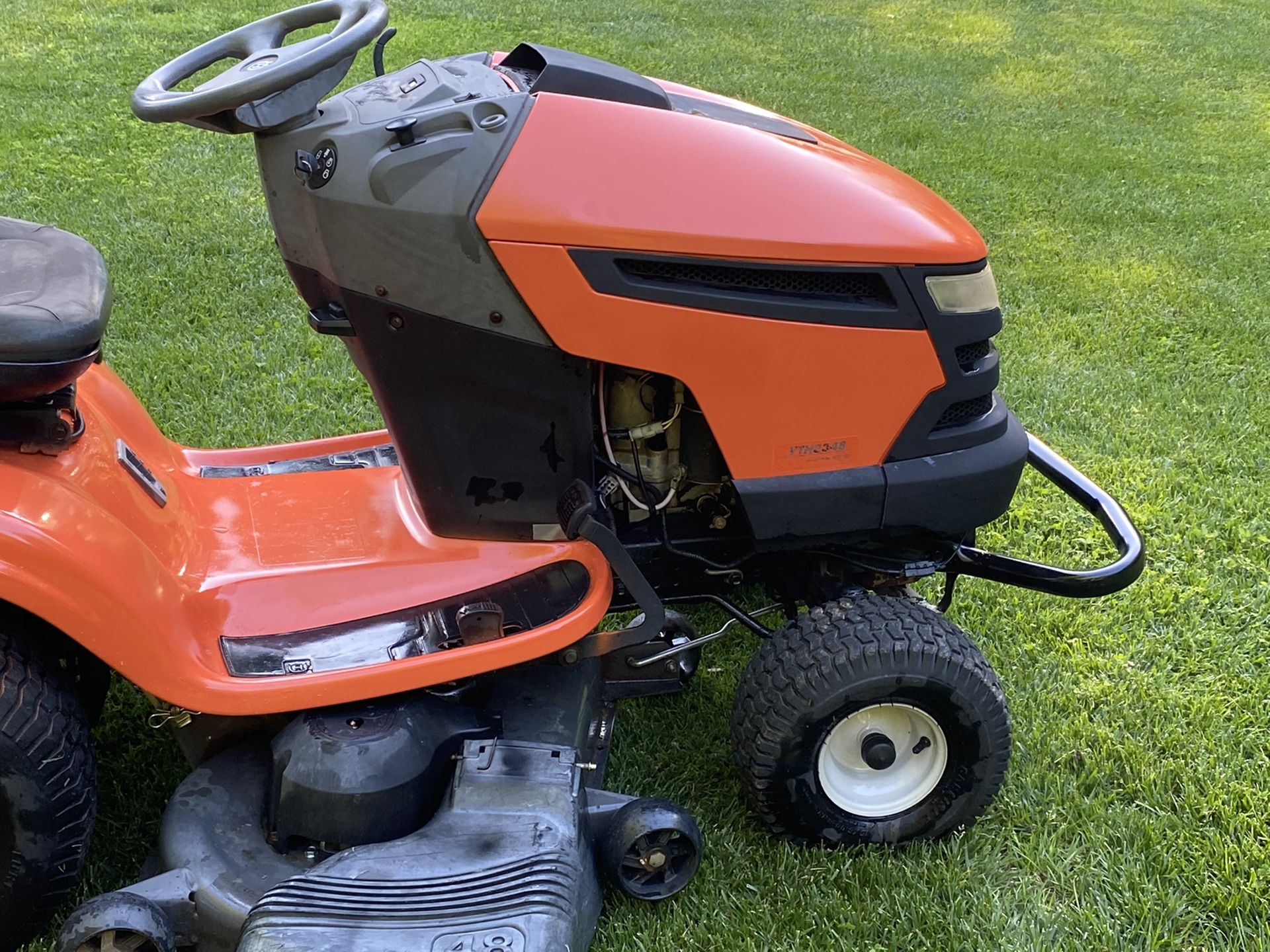 Husqvarna YTH2348 Riding Mower w/tune up belt blades battery for Sale