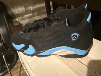 Size 7Y - Air Jordan 14 Retro Black University Blue 2026 487524-007 GS