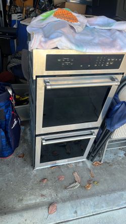 KitchenAid dual stainless steel oven range 4K$ new