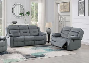2 Piece Recliner Sofa & Recliner Loveseat