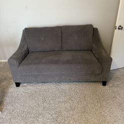 Grey Love Seat 