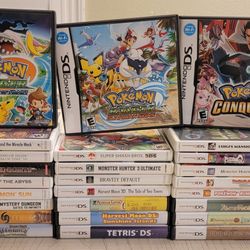 NINTENDO DS & 3DS GAMES CIB