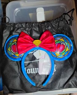 Snow White stained glass ears headband