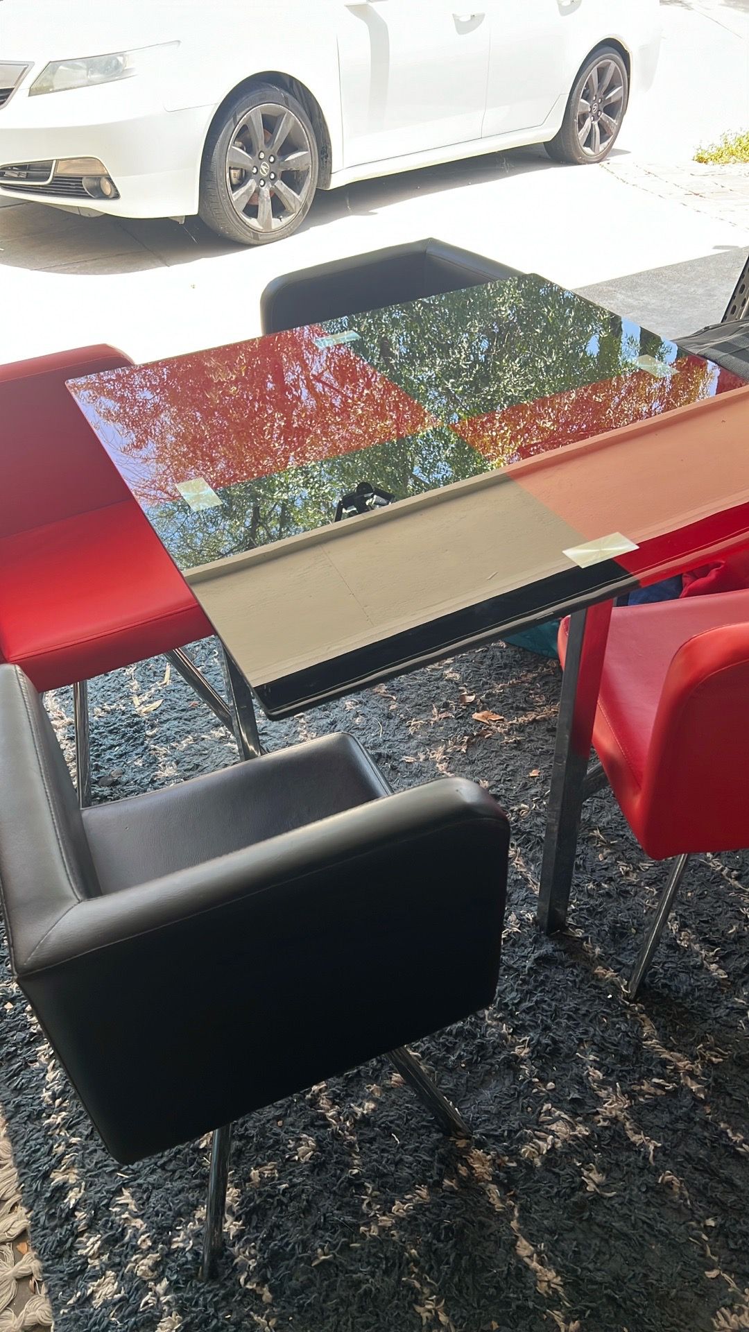 Glass table n chairs