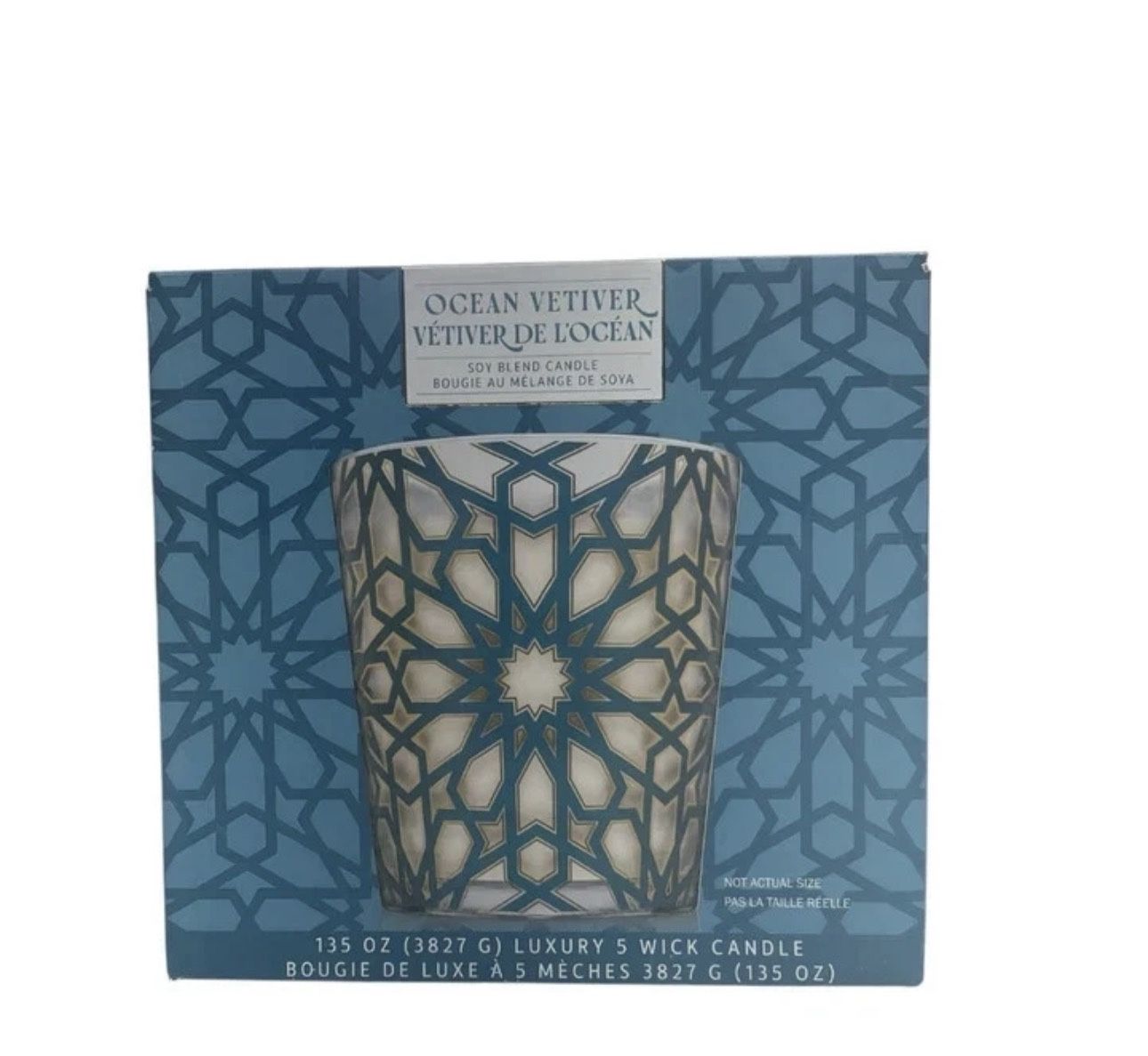 Mayfield Candle Co Luxury 5 Wick Jar Soy Candle Ocean Vetiver 135 oz