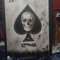 Ace Of Spades Painting 