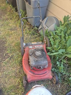 Older good running mower