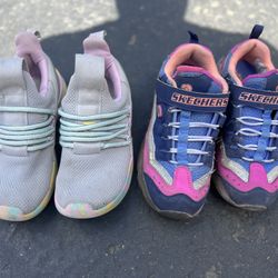 2 Pairs Size 13 Shoes For Kids