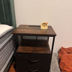 Nightstand with built in ports