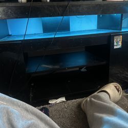 Long Led Entertainment Tv Stand