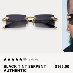 James Oro Serpent Sunglasses 
