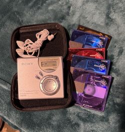 Sony Walkman Net MD MZ-N510 MiniDisc Recorder Silver USB Line-In G-Protection
